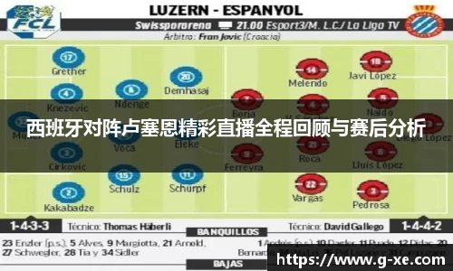 西班牙对阵卢塞恩精彩直播全程回顾与赛后分析